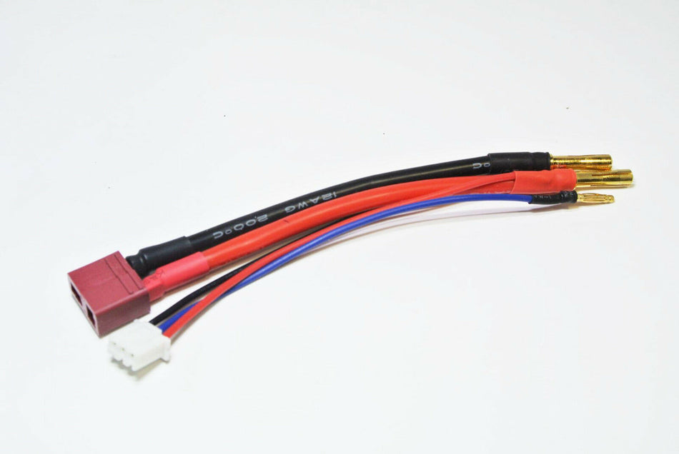 Charge/Balance LiPo Battery Adapter (Dean’s to 4mm Bullet Connector)