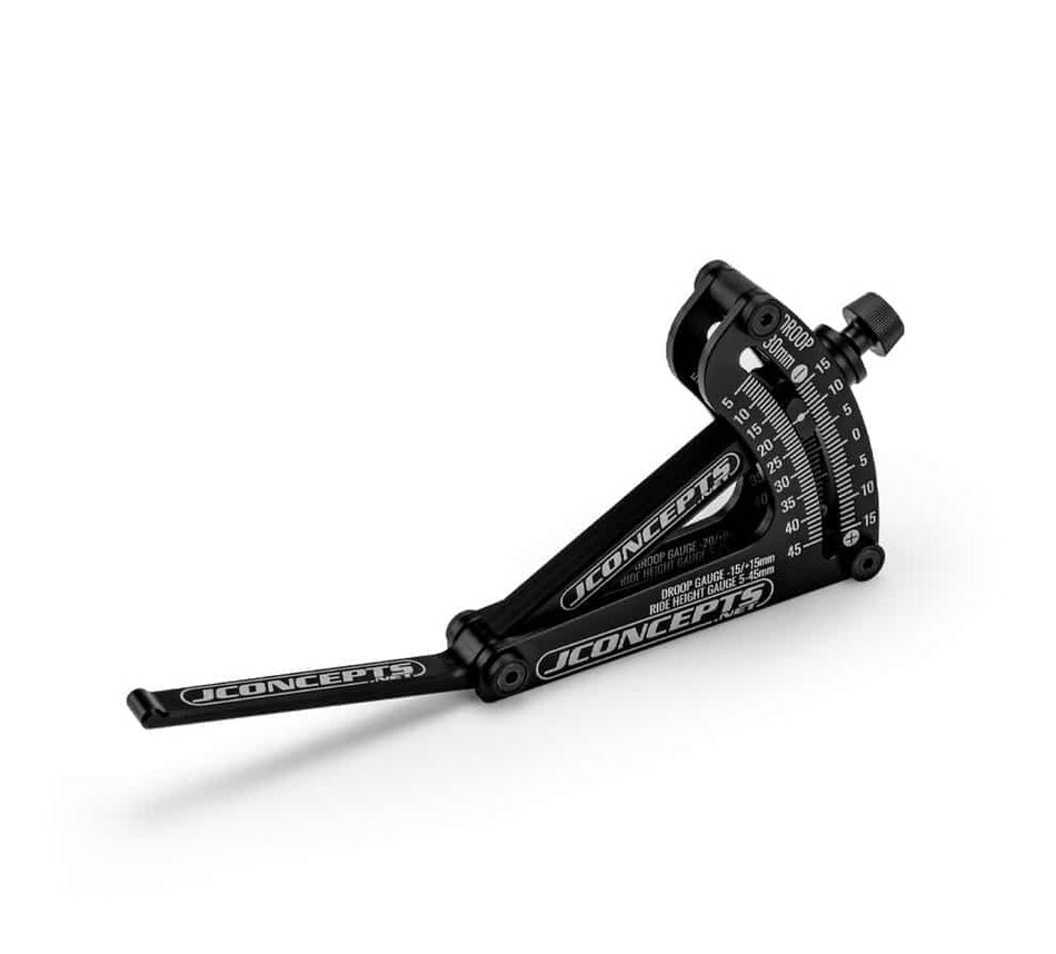 Jconcepts Floating Aluminum Ride-Height Droop Guage Black for 1/10 &amp; 1/8 50182 image 0