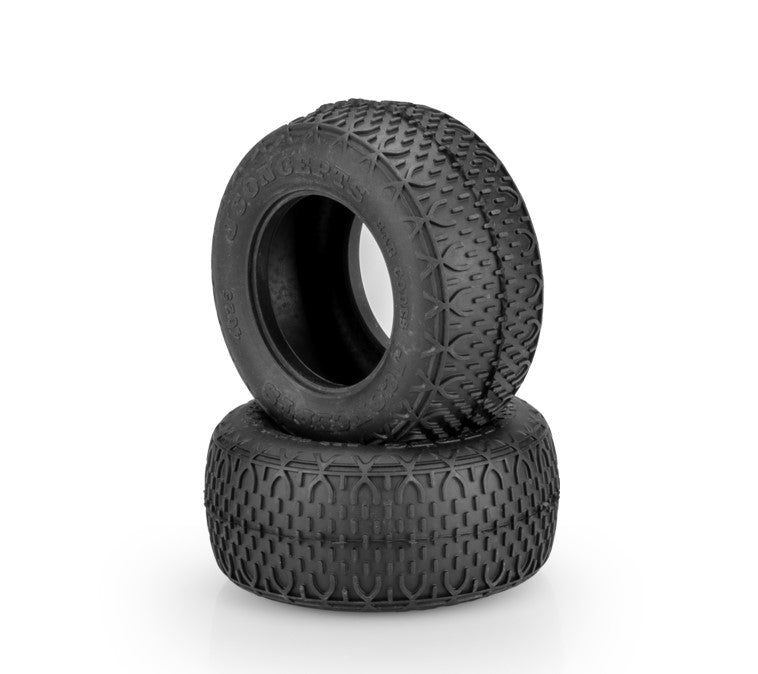 Jconcepts Bar Codes Rear Buggy Tires V1 Green Compound Tire for 1.7 Wheel 402502 image 0