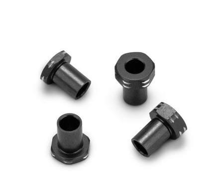 Jconcepts Aluminum Caster Hat Bushings (4pc) Black Fits B7 B7D Buggy 51862 JCO51862 image 0
