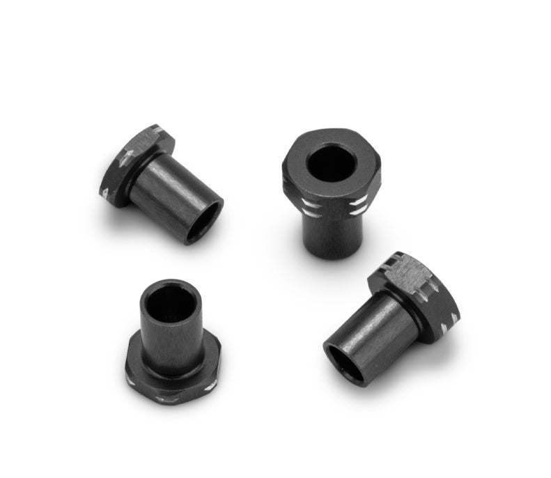 Jconcepts Aluminum Caster Hat Bushings (4pc) Black Fits B7 B7D Buggy 51862 JCO51862 image 0