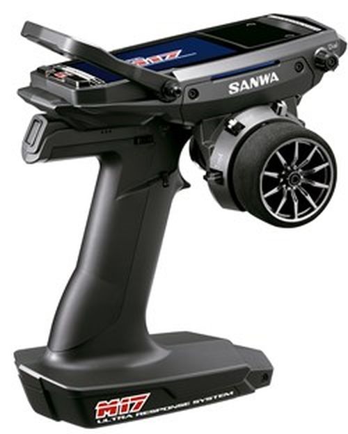 Sanwa M17 4 Channel Radio System 2.4Ghz with RX-493 Receiver 101A32465A image 0