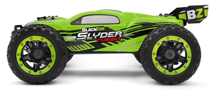 BlackZon Slyder ST Turbo 1/16 4WD RTR 2S Brushless Stadium Truck Green 540202 image 0