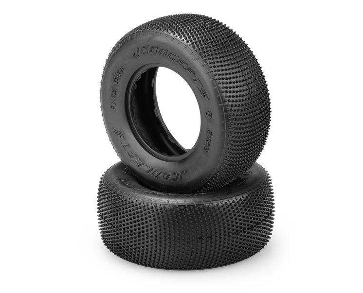 Jconcepts Fuzz Bite Pink Compound Short Course Tires (2) 3.0 x 2.2 3192010 image 0