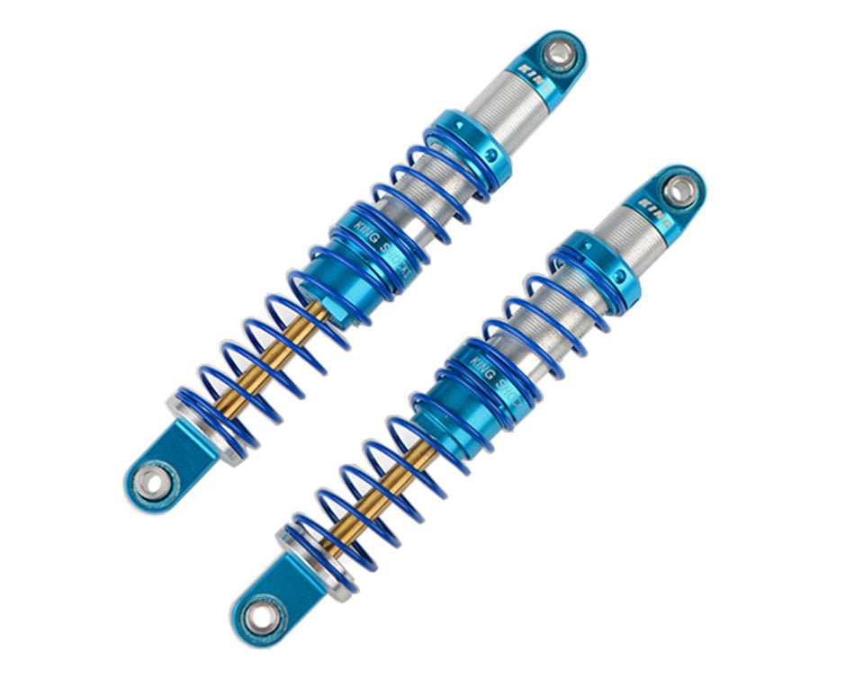 RC4WD King Off-Road Racing Shocks (Silver/Blue) (2pc) (90mm) Z-D0066