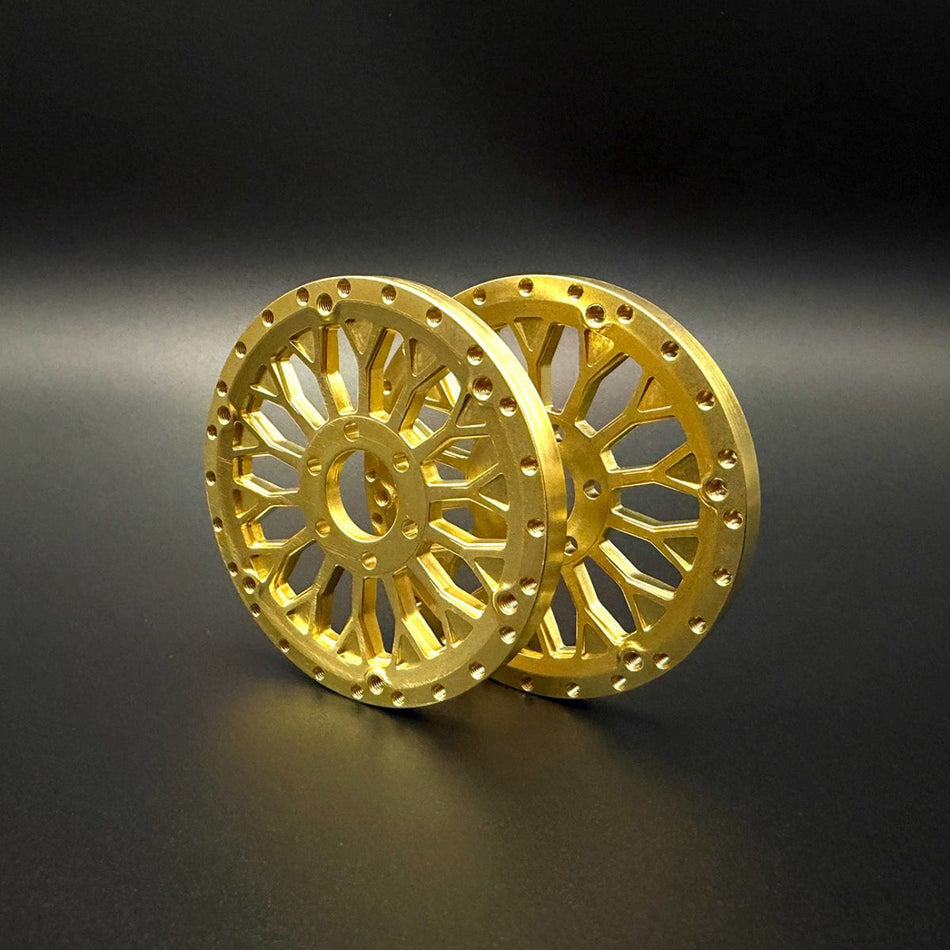 Reefs RC 2.2 SHIELD Machined Brass Wheel Face (2pc) REEFS238