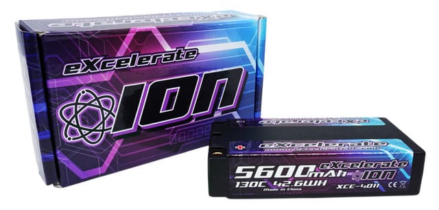 Excelerate ION 2S 130C Hardcase LiPO (7.6V/5600mAh) Shorty Low CG XCE-4011 image 0