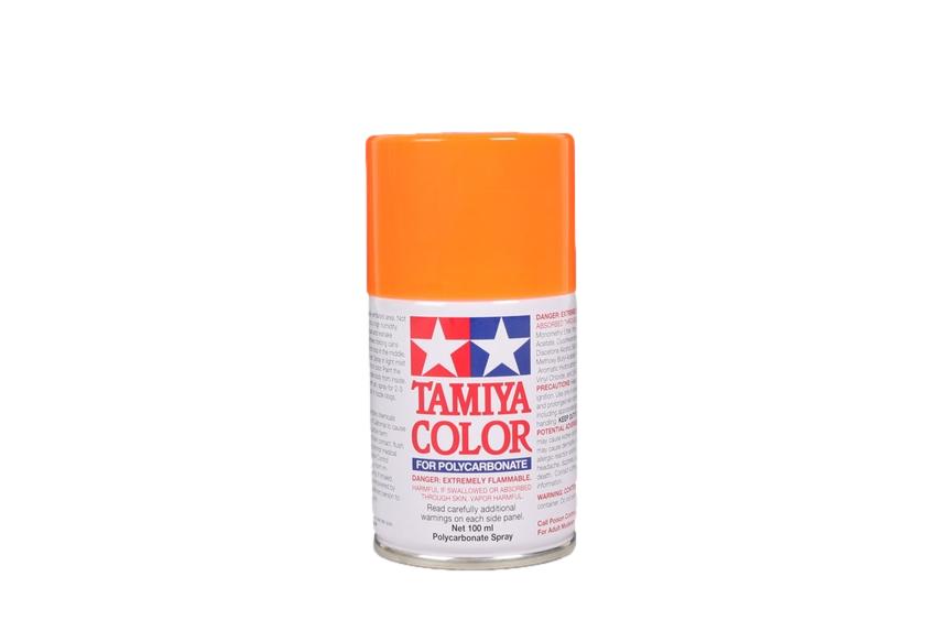 Tamiya Polycarbonate Lexan Paint PS-24 Fluorescent Orange Spray TAM86024 86024 image 0