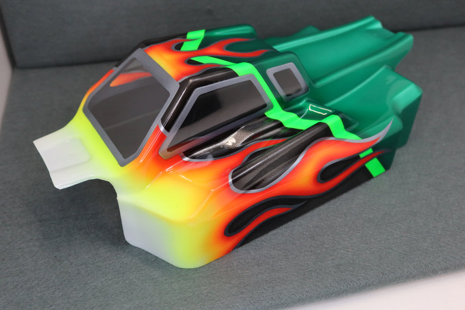 Ron's Reserve Series Custom Airbrush Painted Body RC8B4E RC8B4.1e RC8B4.2e Buggy