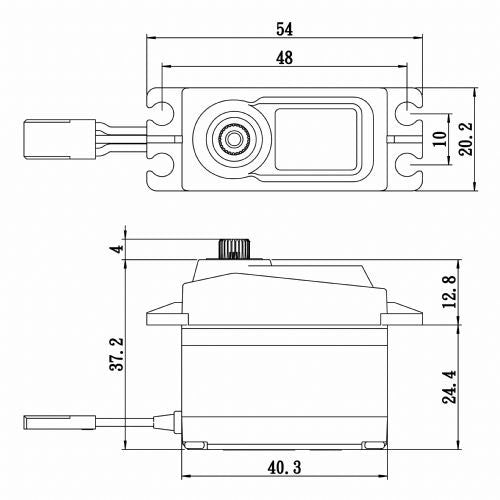 Savox SA-1258TG Plus Coreless Digital Servo w/Soft Start image 1