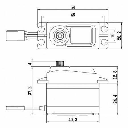 Savox SA-1258TG Plus Coreless Digital Servo w/Soft Start image 1