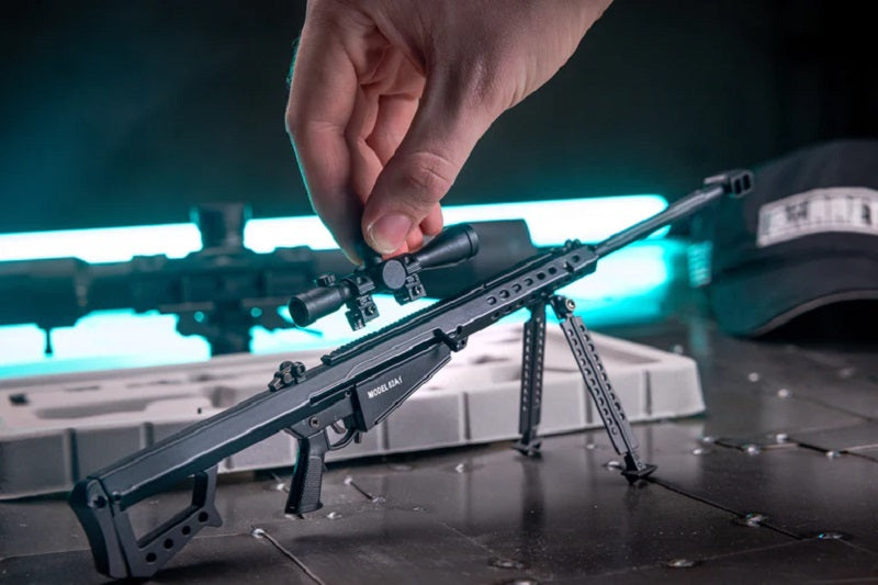 GoatGuns 1/3 Scale Die Cast .50 Cal Barrett 82A1 Model Black GOA50-BLACK image 1