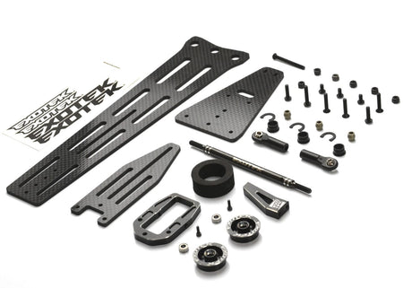 Exotek Pro Carbon Fiber Wheelie Bar Single Wheel Set for Associated DR10M 2104 image 1
