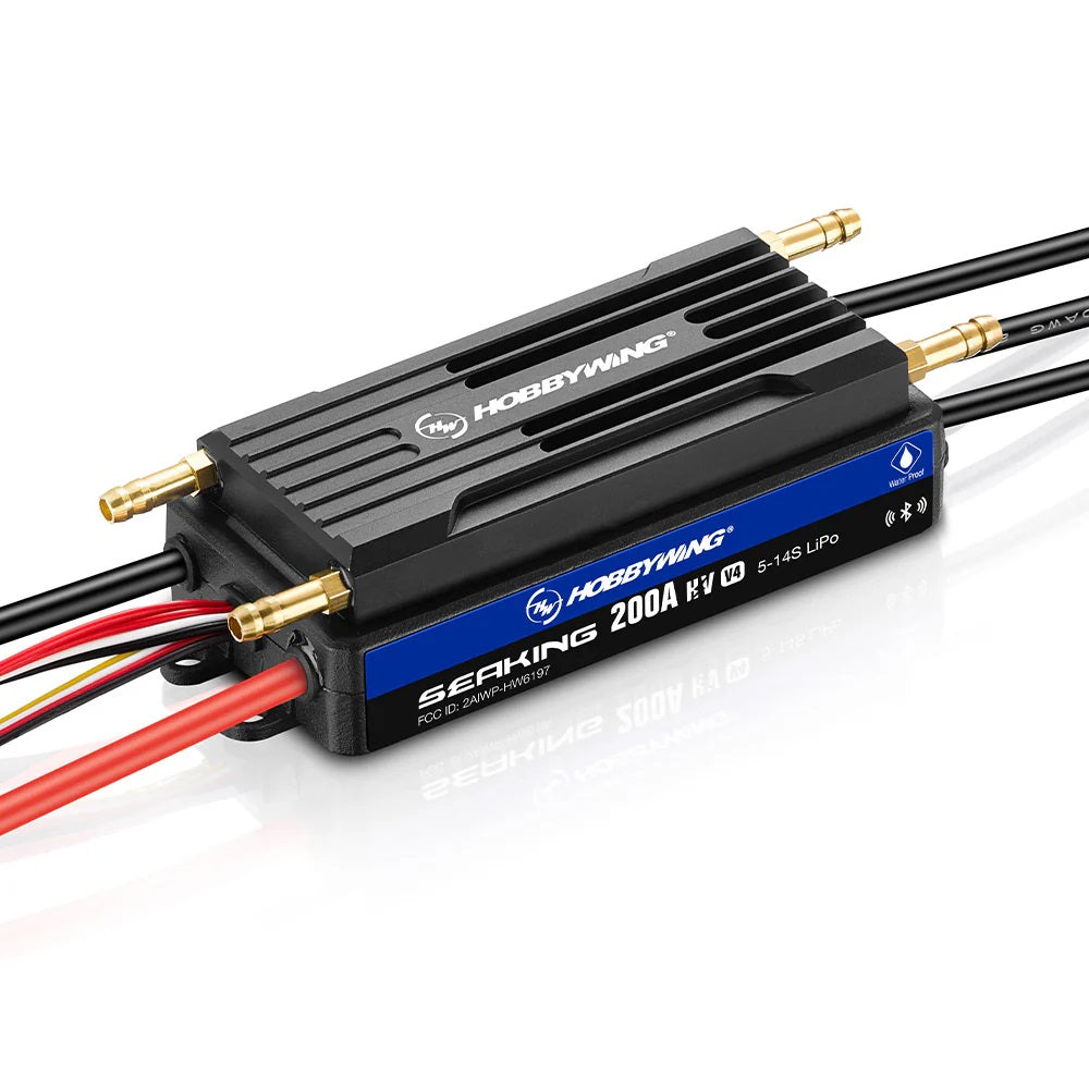 Hobbywing Seaking 200A HV V4 ESC (5-14S) 30301201 HWI30301201 image 0