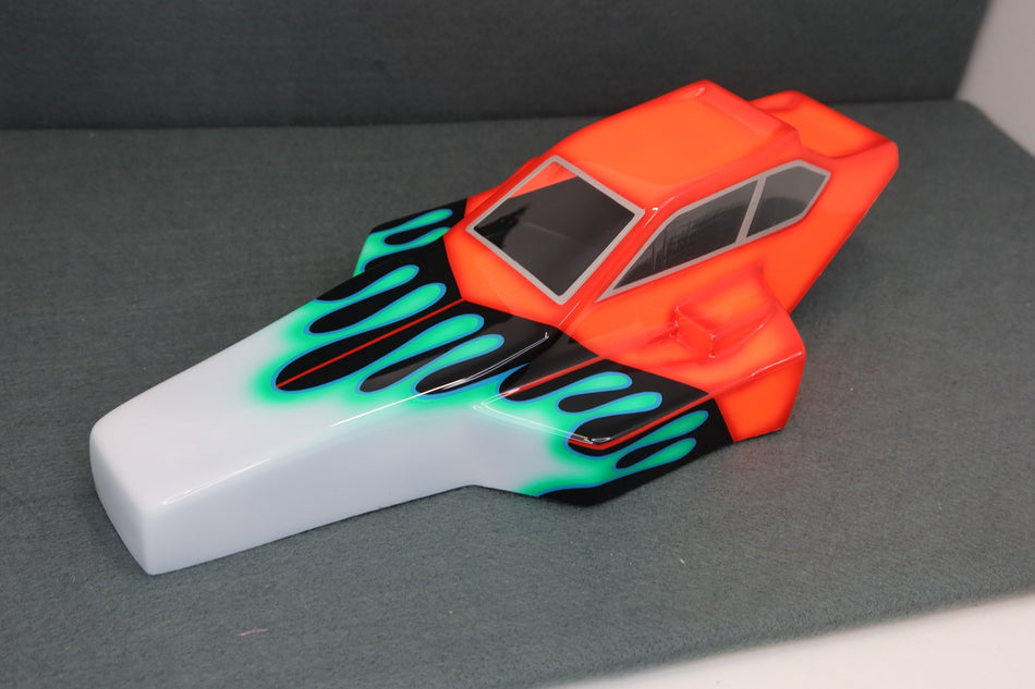 Ron's Reserve Series Custom Airbrush Painted Body for Team Associated RC10 Buggy