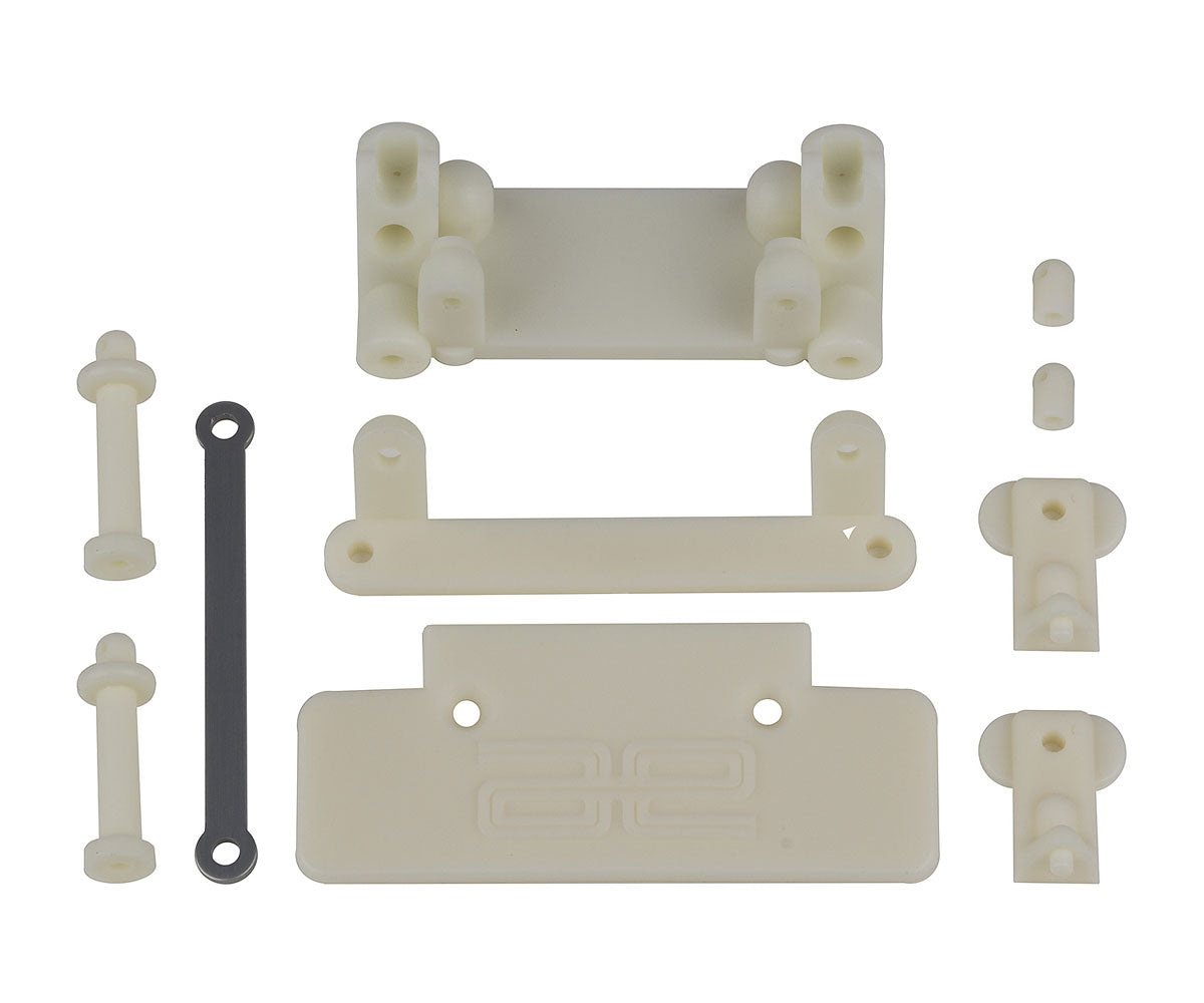 Team Associated RC10T Front Bulkhead Bumper and Body Mounts ASC7809 7809 image 0