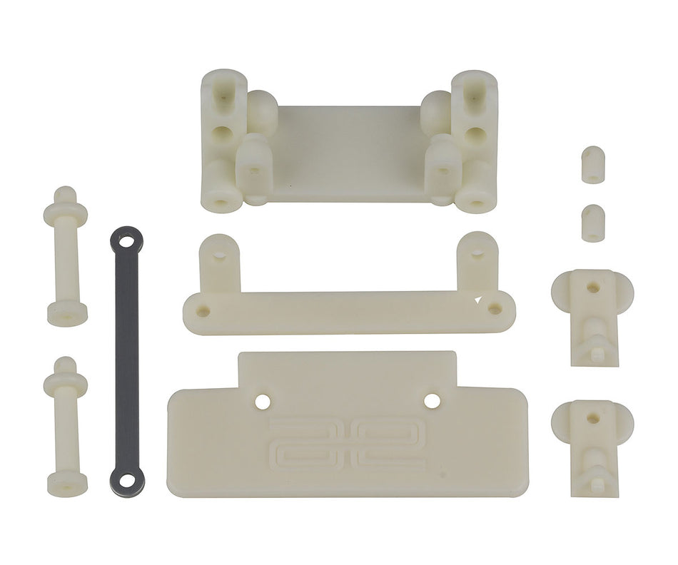 Team Associated RC10T Front Bulkhead Bumper and Body Mounts ASC7809 7809 image 0