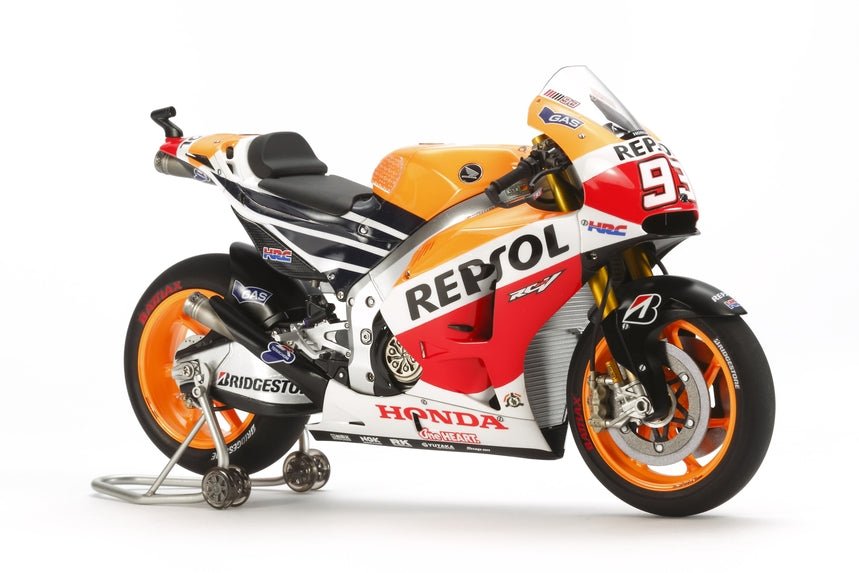 Tamiya 1/12 Repsol Honda RC213V '14 Motorcycle Marc Marquez Model Kit 14130 TAM14130 image 0