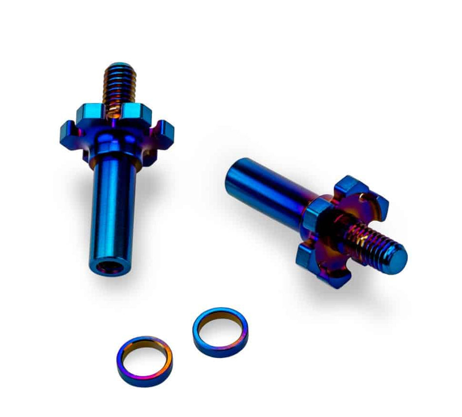 Jconcepts Adjustable Titanium Front Axle (2pc) Blue Associated B7 B7D 28271 JCO28271 image 0