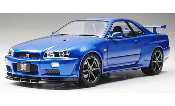 Tamiya Nissan Skyline GT-R (R34) V.spec II 1/24 Plastic Model Kit 24258 image 0