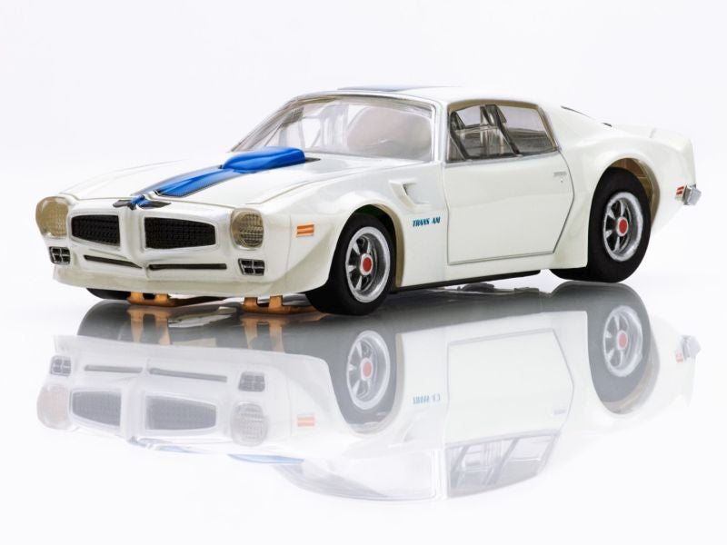AFX 1970 Firebird Trans Am White/Blue HO Scale Slot Car 22096 image 0