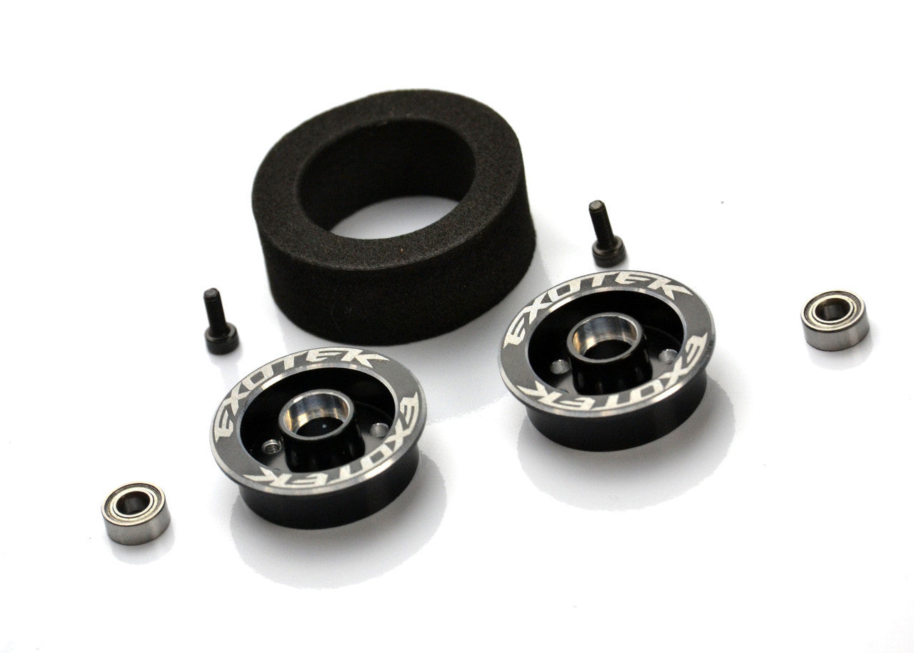 Exotek Racing Pro Wheelie Bar Wheel Replacement w/Bearings 2216 image 0