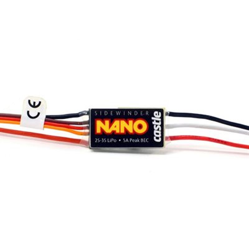 Castle Sidewinder Nano Micro ESC Brushed - Brushless 12.6V 010-0176-00 image 0