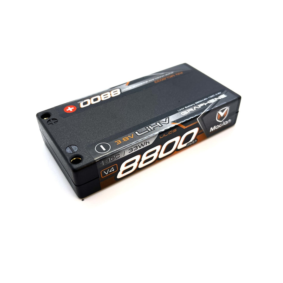 Maclan Racing V4 Graphene 8800mah 130C HV 1s ULCG Low Profile Lipo MCL6033 image 0