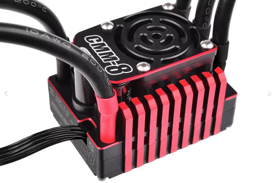 Team Corally CMM-8 32 Bit ESC 1/8 Scale 2S-4S Sensored/Sensorless 53020 image 0
