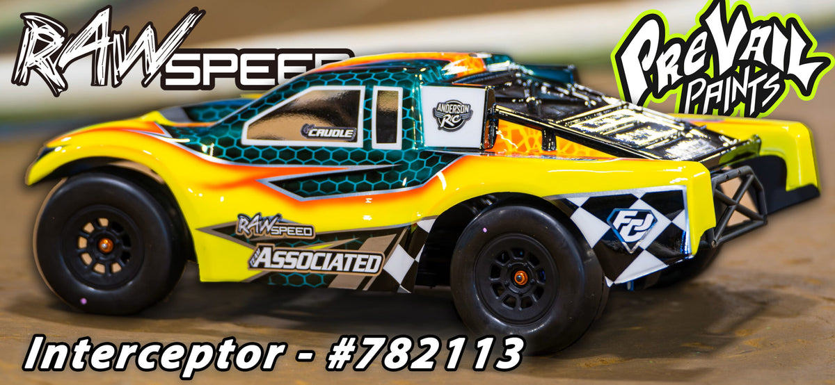 Raw Speed Interceptor 1/10 Scale Short Course Truck Body 782113 image 1
