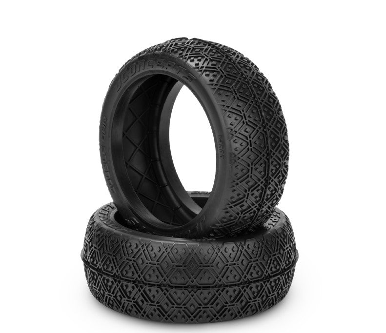 Jconcepts Double Bar Blue Compound Tires Fits 83mm 1/8th Buggy Wheel 411101 JCO411101 image 0