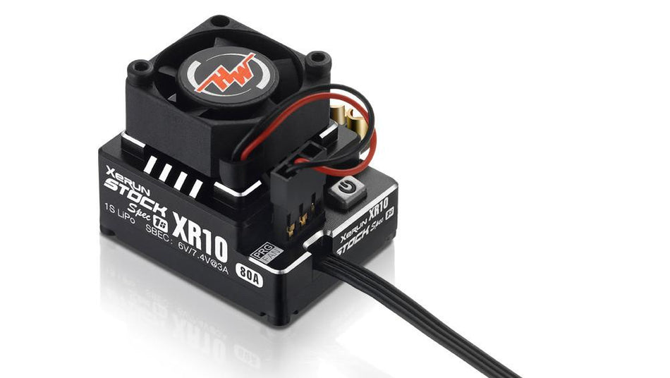 Hobbywing XR10 PRO Stock Spec ESC (1S) HWI30112751 30112751 image 0