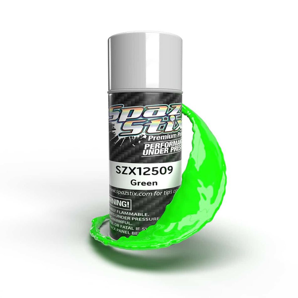 Spaz Stix Solid Green Paint 3.5oz Can SZX12509 12509 image 0