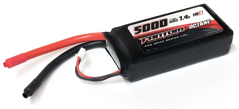 Fantom OCTANE Pro Drag 5000mAh 110c -160C  7.4v 2s LiPo Battery FAN26259 image 0