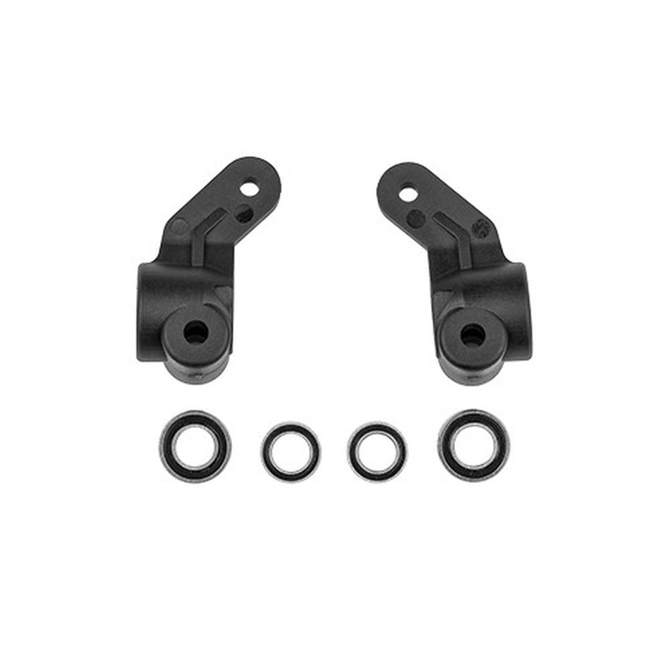 Team Associated RC10 FT Front Steering Blocks for 12mm Hex w/Bearings 6424