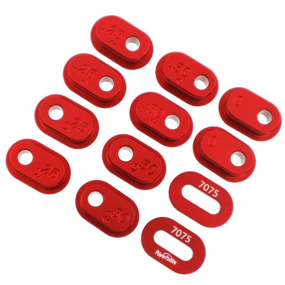 Powerhobby Aluminum Chain Tension Adjuster Set Red for Losi Promoto MX 5864RED image 0