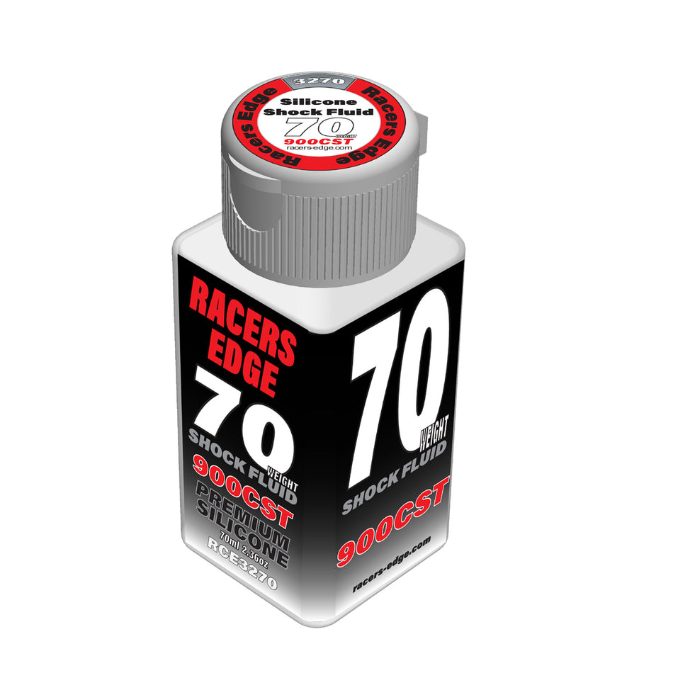 Racers Edge 70 Weight Silicone Shock Oil 900cst 70ml Ez Pour Bottle RCE3270 3270 image 0
