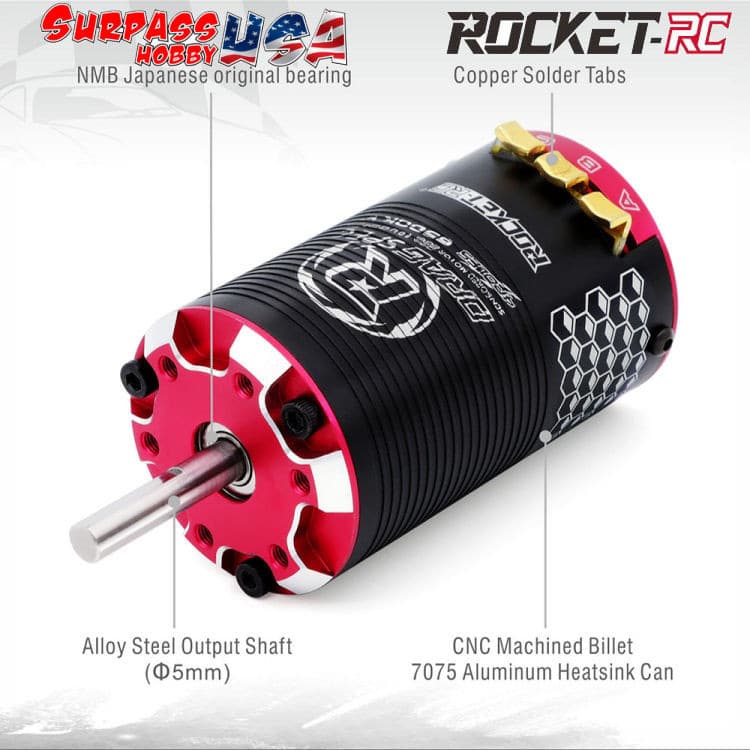 Surpass Rocket 6500kv 4 Pole Drag Racing Motor SP-036602-10 image 2