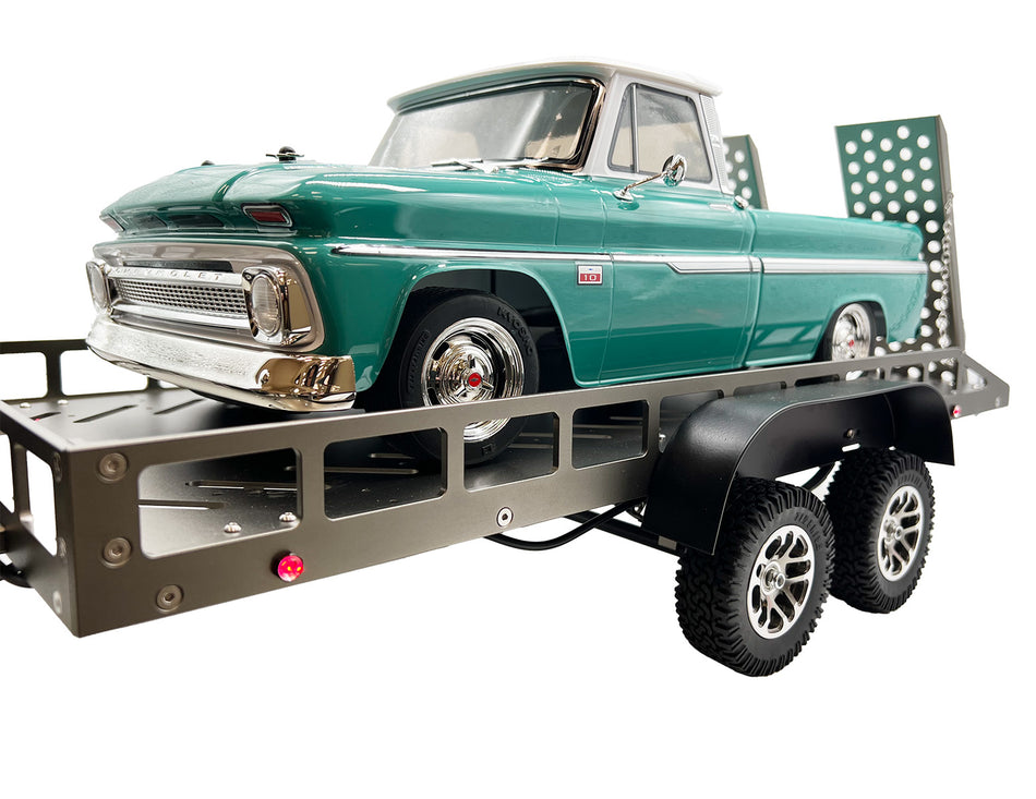 Bold RC 1/10 Scale Titanium Full Metal Trailer with LED Lights BOL5005 image 0