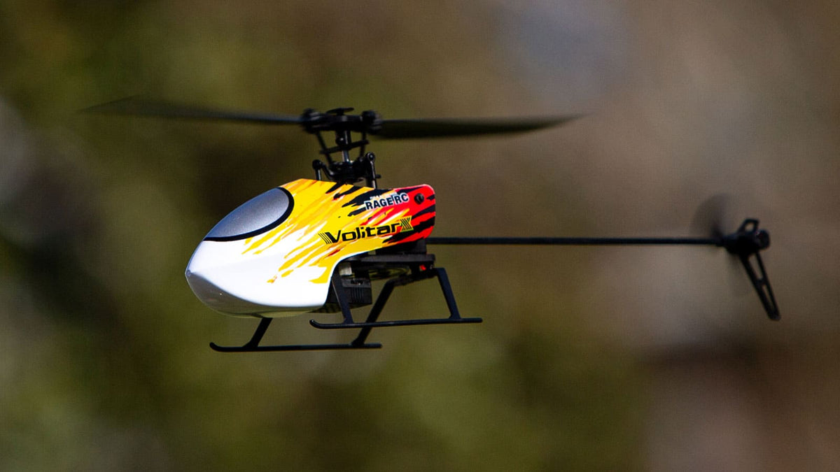 Rage RC Volitar X RTF Micro Heli with Red/Yellow Canopy 6001 image 1