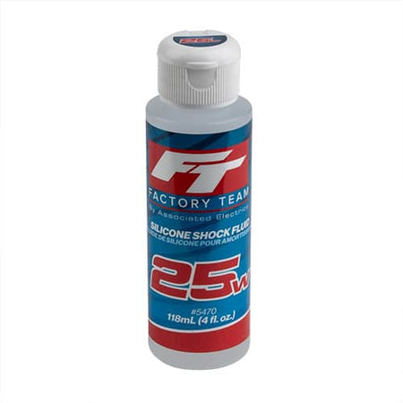 Team Associated FT Shock Fluid Oil 25wt (275 cst) Large 4oz bottle ASC5470 5470 image 0