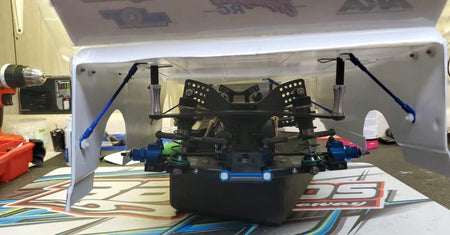 Bucher's Braces for 1/10 Non Decked Late Model &amp; Street Stock Bodies Pink image 1