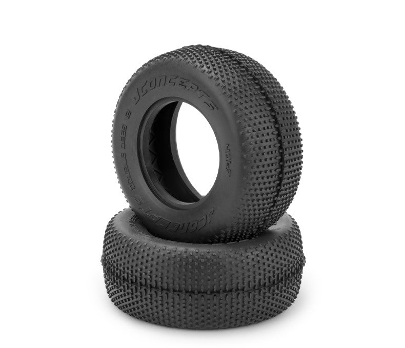 Jconcepts Double Dees V2 Tires Green Compound for SCT 3.0" x 2.2" wheel 406702 image 0