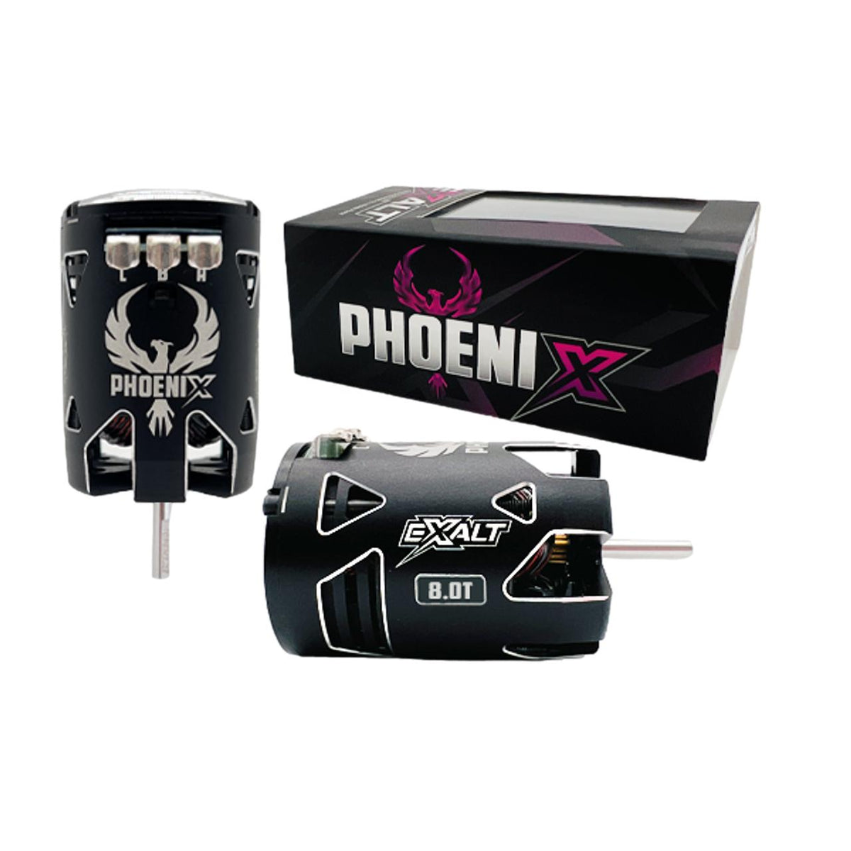 Team Exalt Phoenix 8.0t (8.0 Turn) Modified Brushless Motor EXA01080 image 0
