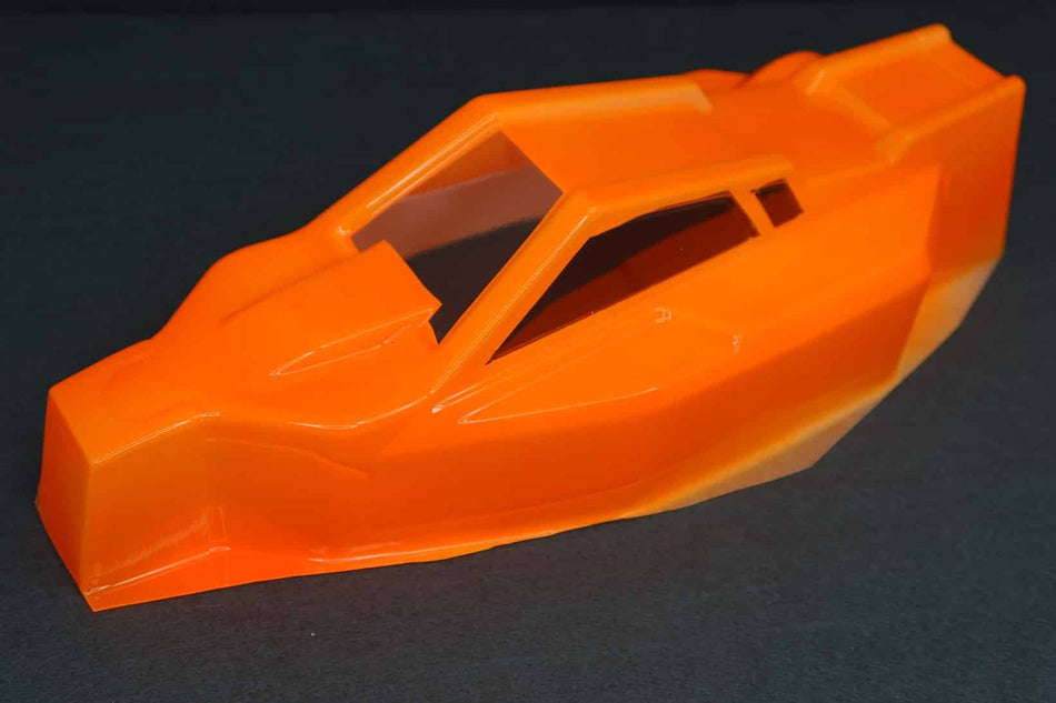 New Custom Painted Orange Body for Team Associated B7 &amp; B7D 2wd Buggy image 0