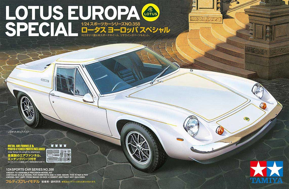 Tamiya 1/24 Lotus Europa Special Plastic Model Kit 24358