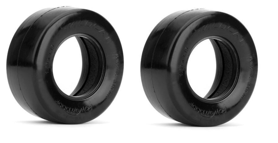 Powerhobby 1/10 Wildcat Rear Belted Drag Racing Tires Super Soft 2.2/3.0" PHT3011 image 0