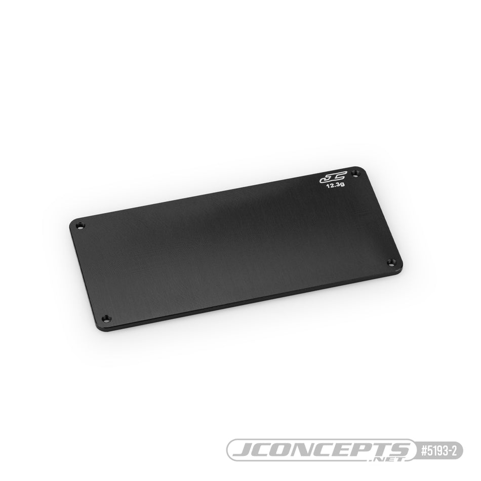 Jconcepts Aluminum Electronics Plate 12.3g Black for Associated B7 B7D 51932 image 0