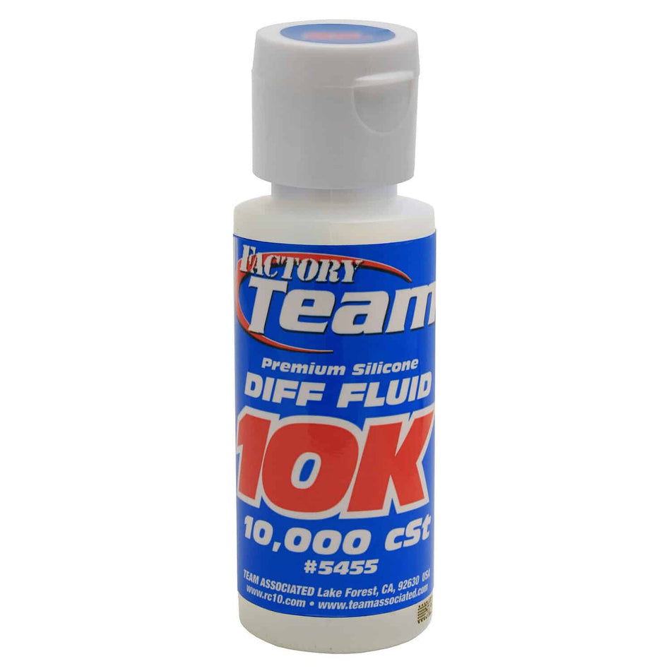 Team Associated Factory Team 10,000wt (10K) Silicone Diff Fluid 2oz ASC5455 5455 image 0