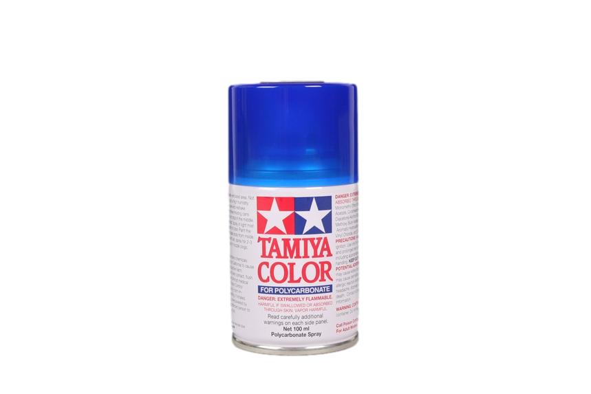 Tamiya Polycarbonate Lexan Paint PS-38 Translucent Blue Spray Can TAM86038 86038 image 0